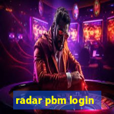 radar pbm login